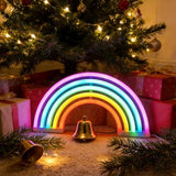 Neon Rainbow LED Sign - Decorative Wall Light for Kids Room & Party Decor