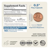 BioSchwartz Maximum Absorption Magnesium Bisglycinate - 160 Mini-Capsules
