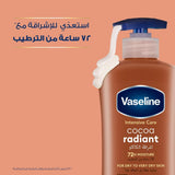 Vaseline Intensive Care Cocoa Radiant Body Lotion - 3 x 400ml