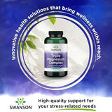 Swanson Triple Magnesium Complex 400 mg - 300 Capsules .