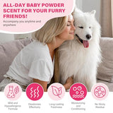 Dog Perfume Spray - Baby Powder Fragrance for Pets, Long-Term Deodorant, Travel-Friendly (100 ml)