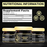 Shilajit Resin 30g - Pure Himalayan Gold Grade with 75% Fulvic Acid & 85+ Trace Minerals