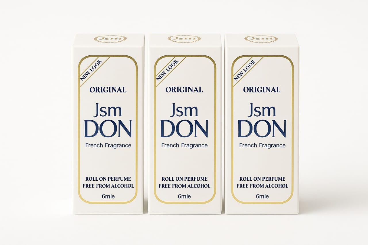 JSM Original Don Perfume Roll On - Pack of 3 (6ml Each)