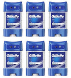 Gillette Arctic Ice Antiperspirant Deodorant Gel for Men - 420ml (6-Pack)