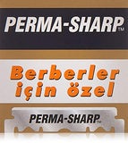 Perma-Sharp 100 Professional Straight Edge Barber Razor Blades