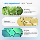 Be Bodywise Rosemary Hair Growth Serum Roll On 25ml - DHT Blocking Scalp Treatment with Redensyl & Anagain