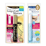 KISSME E MAKE Mascara Duo Set - Long & Curl Up Waterproof Mascara + Gentle Eye Makeup Remover