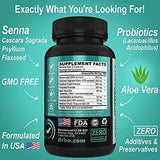 Colon Cleanser Detox for Weight Flush - 15 Day Intestinal Cleanse Pills & Probiotic - Fast Natural Laxative for Constipation Relief - Bowel Movement Supplements for Stomach Bloating, Gut Loss Support