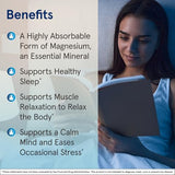 Jarrow Formulas Magnesium Glycinate - 360mg for Relaxation & Sleep Support - 90 Veggie Capsules