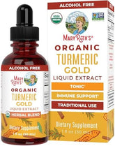 MaryRuth Organics Turmeric Gold Liquid Drops: Immune & Digestive Support