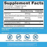 Doctor's Best NAC Detox Regulators, Antioxidant & Liver Support, 60 Veggie Caps