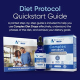 Complex Diet Drops – Best Natural Drops for Men and Women (1 Bottle, 2 fl oz) - 30 Day Supply