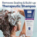 MG217 Psoriasis Shampoo and Conditioner with Salicylic Acid - Therapeutic Scalp Treatment for Psoriasis, Softens and Removes Scaling - 8 fl. oz Tube