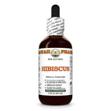 Hawaii Pharm Organic Hibiscus Liquid Extract - Alcohol-Free Herbal Supplement 2 oz