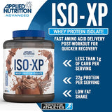 Applied Nutrition ISO XP Whey Isolate - Pure Whey Protein Isolate Powder with Glutamine and BCAAs - 1.8kg (72 Servings) Chocolate Dessert