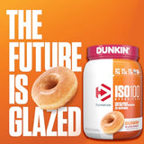 Dymatize ISO100 Hydrolyzed Whey Protein Isolate - Dunkin' Glazed Donut Flavor - Gluten Free - 20 Servings