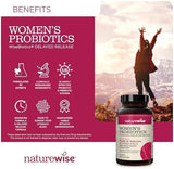 NatureWise, Womens Probiotics, WiseBiotics Delayed Release, 60 Capsules