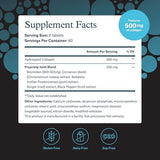Youtheory Men's Joint Collagen with 18 Amino Acids - Joint Support Supplement with Boswellia Extract, Ginger & Black Pepper* - Dairy, Soy & Gluten Free - 120 Tablets