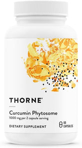 THORNE Curcumin Phytosome 1000 mg (Meriva) - Clinically Studied, High Absorption - Supports Healthy Inflammatory Response in Joints, Muscles, GI Tract, Liver, and Brain - 60 Capsules - 30 Servings