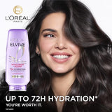 L’Oréal Paris Elvive Hyaluron Plump Hydrating Conditioner, Paraben-Free for Dry Hair