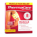 ThermaCare Portable Heating Pad - Multi-Purpose Muscle Therapy Heat Wraps, 8 Count for Targeted Pain Relief