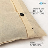 SOLSTICE Reusable Cotton Saree Covers 16x14 Inches - Wardrobe Organizer