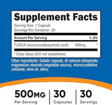 Nutricost Tudca 500mg Capsules - Liver Support Supplement, 30 Capsules