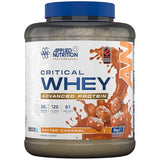 Applied Nutrition Critical Whey Protein Powder 2kg - High Protein, Muscle Building Supplement with BCAAs & Glutamine | Salted Caramel