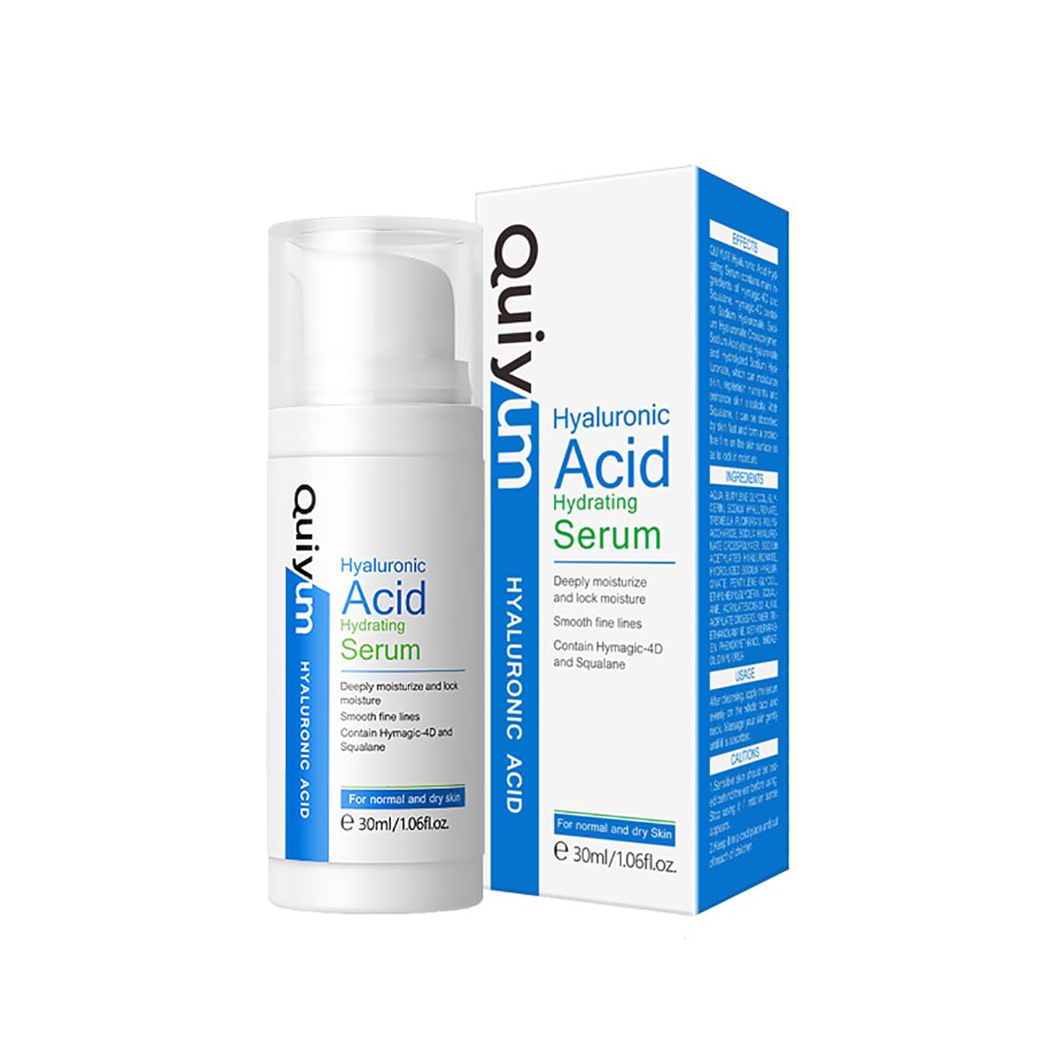 Hyaluronic Acid Hydrating Serum - Deeply Moisturizes, Smooths Fine Lines, Enhances Elasticity - 30ml