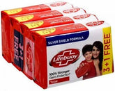 Lifebuoy Antibacterial Soap Bar with Vitamins (4-Pack)