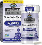 Garden of Life Dr. Formulated Probiotics for Men - Daily Gut Health Support
