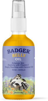 Badger Organic Pregnant Belly Oil - Soothe & Prevent Stretch Marks