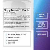 DR. EMIL NUTRITION Organic Lion's Mane Supplement - 2100mg Capsules for Focus & Clarity