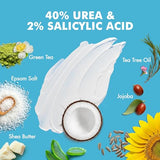 Ebanel Urea Cream 40% with Salicylic Acid 2% for Dry, Cracked Skin