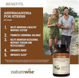 NatureWise, Ashwagandha for Stress, 60 Vegan Capsules