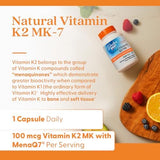 Doctor's Best, Natural Vitamin K2 MK-7, 100 mcg, 60 Veggie Caps