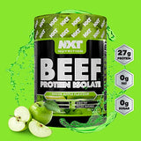 NXT Beef Protein Isolate 540g Green Apple - High Protein Dairy-Free Keto Friendly