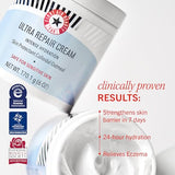 First Aid Beauty Ultra Repair Cream Intense Hydration Moisturizer for Face & Body - 8 oz