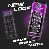 Applied Nutrition ABE Pre Workout Can - All Black Everything (American Grape Flavor, 24 Cans)