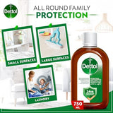 Dettol Antiseptic Disinfectant Liquid Duo Pack (750ml x 2 + 500ml)