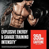 JNX SPORTS The Shadow! Hardcore Pre-Workout (Watermelon, 30 Servings)