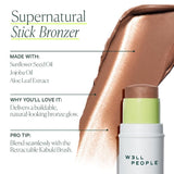 W3LL PEOPLE Vegan Supernatural Stick Bronzer | Plant-Based, Cruelty-Free Clean Beauty (Neutral Tan, 0.15 oz | 4.5 g)