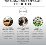 TRU Supplements Detox, Activated Charcoal, Vegan Friendly, Whole Body Natural Detox, Eliminates Bloating, Improve Skin Health, 60 Servings
