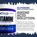 Gaspari Nutrition Glutamine Unflavored 10.58 oz (300 g) - Pure L-Glutamine Supplement