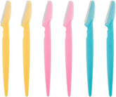 Funi 6Pcs Eyebrow Razor - Professional Dermaplaning Tool for Face & Body Hair Removal (3 Colors)