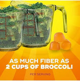 Metamucil Fiber Gummies for Adults, No Sugar Added Orange Flavor, 5g Prebiotic Plant Based Fiber Supplement Blend, 120 Count