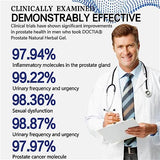 DOCTIA Prostate Natural Herbal Gel for Prostate Health & Vitality Support, 3 Pack - All Skin Types