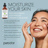PURA D'OR Organic Vitamin E Oil Blend 4 oz - 70,000 IU Natural Hexane Free with Almond, Argan, Rosehip & More