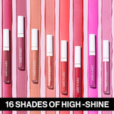 Wet n Wild Mega Slicks Lip Gloss - Long-Lasting, Hyaluronic Acid, High Shine, Crystal Clear