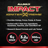 ALLMAX, IMPACT™ IGNITER XTREME, Pre-Workout, Blue Raspberry, 12.7 oz (360 g)